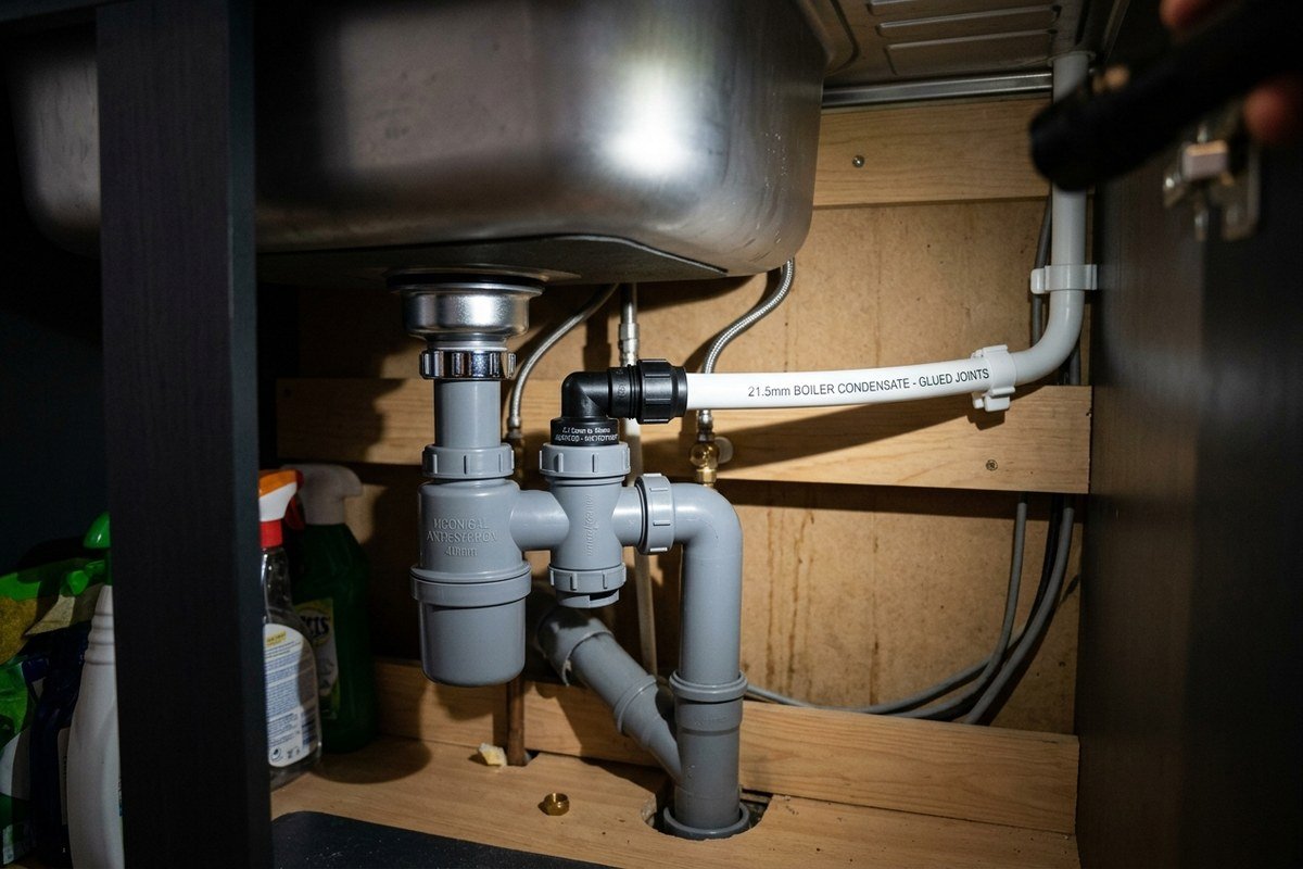 Condensate Pipe Routing in Scottish Tenement Buildings